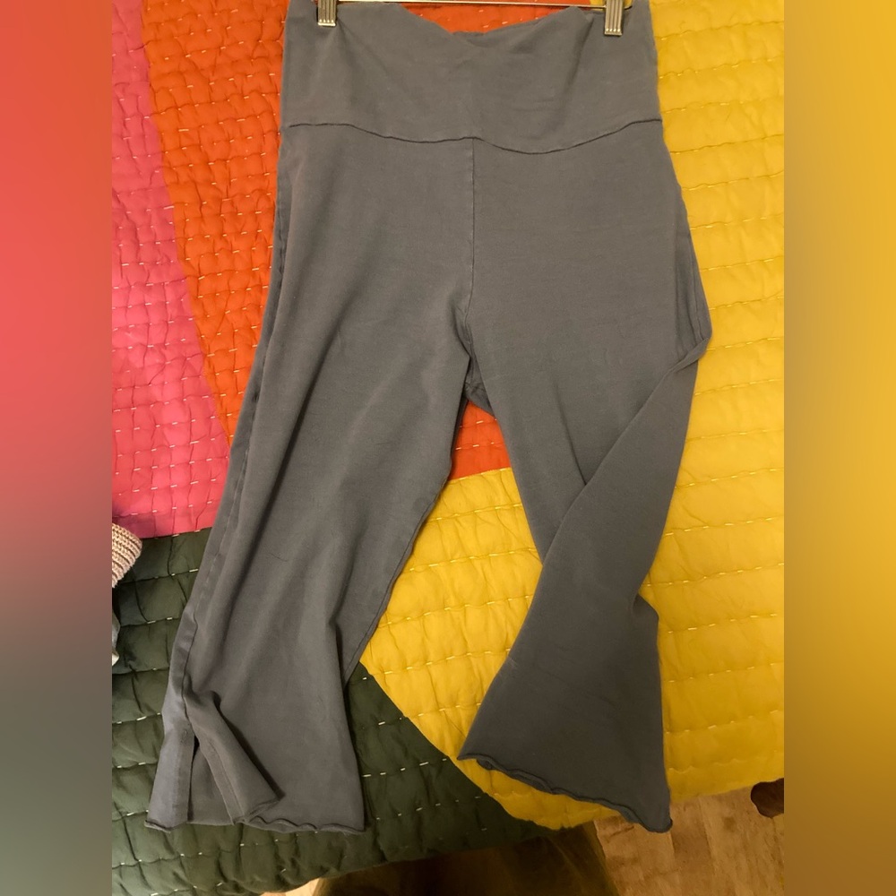 Indigo Luna Bamboo light blue capri Xxl